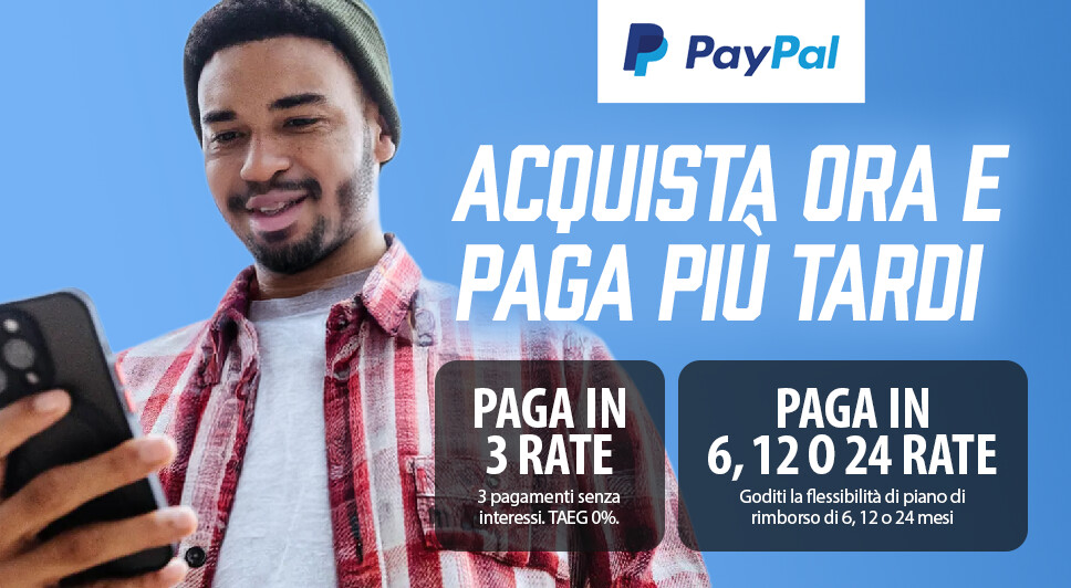 Paypal 3 rate tasso zero