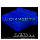AC Ryan Connectx™ T-Molex power Female - UVBlue 100x cavo di collegamento T-Molex Female Blu