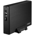 ADJ BOX 3.5 SATA TO USB 3.1 MAX 8TB BK AH612 BOX SLIM CASE ALLUMINIO ADJ