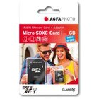 AgfaPhoto MicroSDHC UHS-I 8GB Classe 10 U1 con Adattatore SD