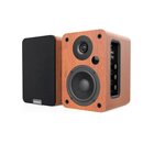 Aiwa ASP-A200BR Casse Bookshelf Attive 25Wx2 Bluetooth Marroni