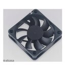 Akasa AK-6015MS sistema di raffreddamento per computer Case per computer Ventilatore 6 cm Nero 1 pz