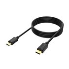 Akasa AK-CBDP27-20BK cavo DisplayPort 2 m Nero
