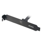 Akasa AK-CBUB37-50BK cavo USB 0,5 m USB 3.2 Gen 2 (3.1 Gen 2) USB C Nero