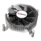 Akasa AK-CC6616HP01 sistema di raffreddamento per computer Processore Raffreddatore d'aria 7,5 cm Alluminio, Nero 1 pz