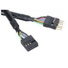 Akasa EXUSBI-40 cavo USB 0,4 m USB 2.0 Nero