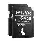 Angelbird SDXC 128GB AV Pro MK2 UHS-II V90 U3 Classe 10 Match Pack per Canon EOS R6 (2 x 64 GB)