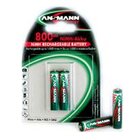 Ansmann 1x2 NiMH Mignon 800 mAh f. Dect