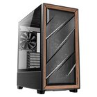 Antec Flux Mid Tower E-ATX 4 ventole pwm incluse, inserto frontale in legno pregiato