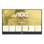AOC 16T20E2 TV e monitor portatile Nero 39,6 cm (15.6") LED 1920 x 1080 Pixel