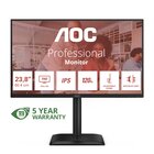 AOC 24E4U Monitor PC 60,5 cm (23.8") 1920 x 1080 Pixel Full HD LED Nero