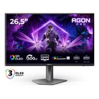 AOC AGON PRO AG276QKD2 Monitor PC 67,3 cm (26.5") 2560 x 1440 Pixel Quad HD QD-OLED Nero, Grigio