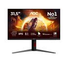 AOC G4 U32G4U Monitor PC 80 cm (31.5") 3840 x 2160 Pixel 4K Ultra HD Nero, Rosso