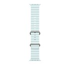 Apple Cinturino Ocean blu ghiaccio (49 mm) - Titanio naturale