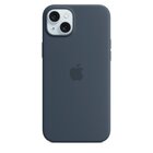 Apple Custodia MagSafe in silicone per iPhone 15 Plus - Blu Tempesta