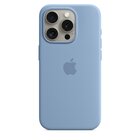 Apple Custodia MagSafe in silicone per iPhone 15 Pro - Blu inverno