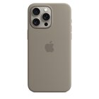 Apple Custodia MagSafe in silicone per iPhone 15 Pro Max - Grigio creta