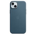 Apple Custodia MagSafe in tessuto Finewoven per iPhone 15 Plus - Blu Pacifico