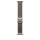Apple Loop in maglia milanese in titanio naturale (49 mm) - Small