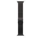 Apple Loop in maglia milanese in titanio nero (49 mm) - Small
