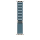 Apple MFTK4ZM/A accessorio indossabile intelligente Band Blu Titanio, Poliestere, Spandex