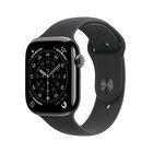Apple Watch Series 11 GPS + Cellular 42mm Cassa Titanio Ardesia con Sport Band Nero - M/L