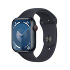 Apple Watch Series 9 GPS + Cellular Cassa 45mm in Alluminio Mezzanotte con Cinturino Sport Mezzanotte - S/M