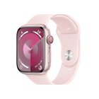 Apple Watch Series 9 GPS + Cellular Cassa 45mm in Alluminio Rosa con Cinturino Sport Rosa Confetto - S/M