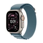 Apple Watch Ultra 3 GPS + Cellular 49mm Cassa Titanio con Alpine Loop Blu Chiaro - Medium