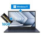 Asus ExpertBook B1 B1502CBA-NJ1281 Core i3-1215U 15.6" Full HD Nero RAM 16GB + Windows 11 Pro
