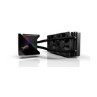 Asus ROG RYUJIN 240 Sistema di Raffreddamento per CPU All-In-One Liquid, Display OLED, Aura Sync RGB, Noctua Ippc 2000 Pwm, 2 Ventole di Raffreddamento da 120 mm