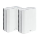 Asus ZenWiFi BT8 (2-pack) Tri-band (2,4 GHz/5 GHz/6 GHz) Wi-Fi 7 (802.11be) Bianco 3 Interno