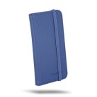 ATLANTIS Cover Blu Flip Universale per Smartphone Fino a 4"