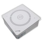 Baraldi 01AIRO40WHST Purificatore d'Aria AirO' Motore 45 m3-h Bianco Acciaio - Vetro Sintetico
