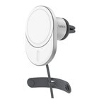 Belkin BoostCharge Pro Smartphone Argento, Bianco USB Carica wireless Ricarica rapida Auto