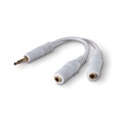 Belkin Headphone Splitter cavo audio 3.5mm 2 x 3.5mm Bianco