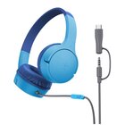 Belkin SoundForm Mini Auricolare Cablato A Padiglione Musica e Chiamate USB tipo-C Blu