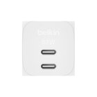 Belkin WCH020KQWH Caricabatterie per dispositivi mobili Universale Bianco AC Ricarica rapida Interno