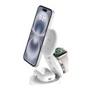Belkin WIZ034KQWH Caricabatterie per dispositivi mobili Auricolare, Smartphone, Orologio intelligente Bianco USB Carica wireless Ricarica rapida Interno