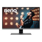 Benq EW3270U 31.5" 4K Ultra HD LED Piatto Nero, Grigio, Metallico