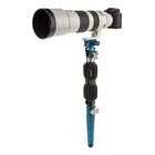 Benro MSD46C72 monopiede per fotocamera Fibra di carbonio Nero, Blu