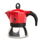 Bialetti Moka induction 0,24 L Rosso, Argento