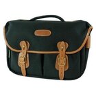 Billingham Borsa Hadley Pro Tela Nero/Bordi Cuoio marrone chiaro + finiture ottone