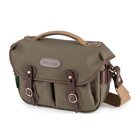 Billingham Hadley Small Pro FibreNyte Verde Salvia/Bordi Cuoio cioccolato + finiture ottone