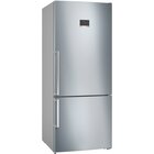 Bosch Serie 4 KGN76XIEP frigorifero con congelatore Libera installazione 526 L E Acciaio inox