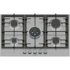 Bosch Serie 6 PCQ7A5I95 piano cottura Acciaio inox Da incasso Gas 5 Fornello(i)