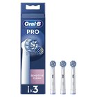 Braun Oral-B Testine Di Ricambio Pro Sensitive Clean, 3 Testine