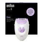 Braun Silk-épil 3 3-000 20 pinzette Viola, Bianco