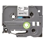 Brother Nastro per etichettatore TZE-241 bianco/nero 18 mm
