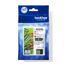 Brother LC-422XLVAL cartuccia d'inchiostro 4 pz Originale Nero, Ciano, Magenta, Giallo
